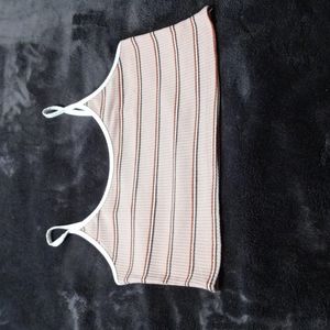 Romwe multicolor crop top